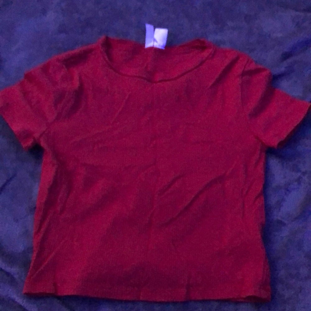 DIVIDEN Red Crop Top